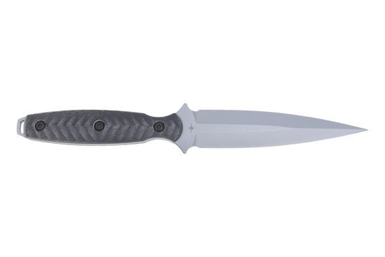 Toor Knives Phantom Grey fixed blade knife with G10 grip scales.